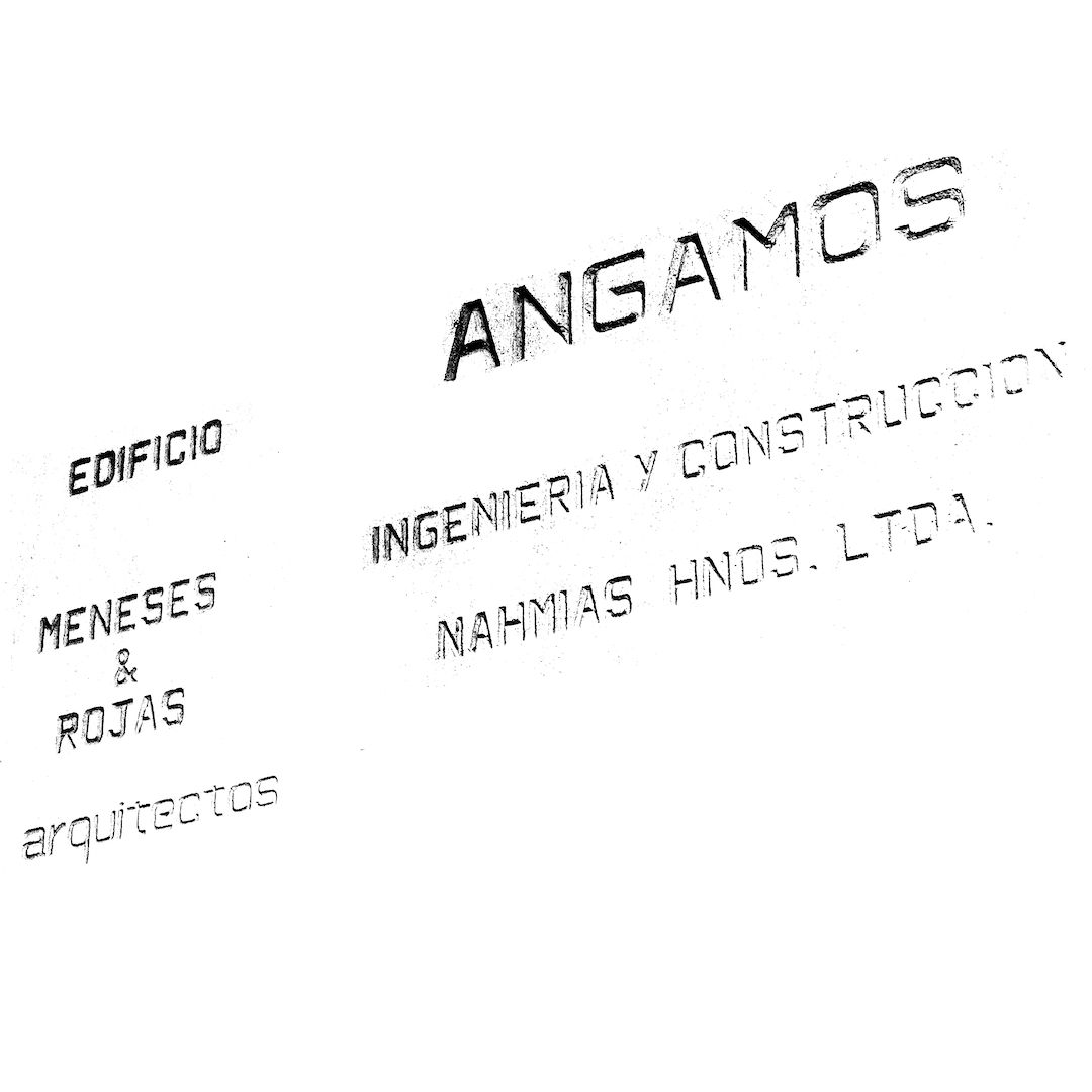 abstract black and white image letterforms