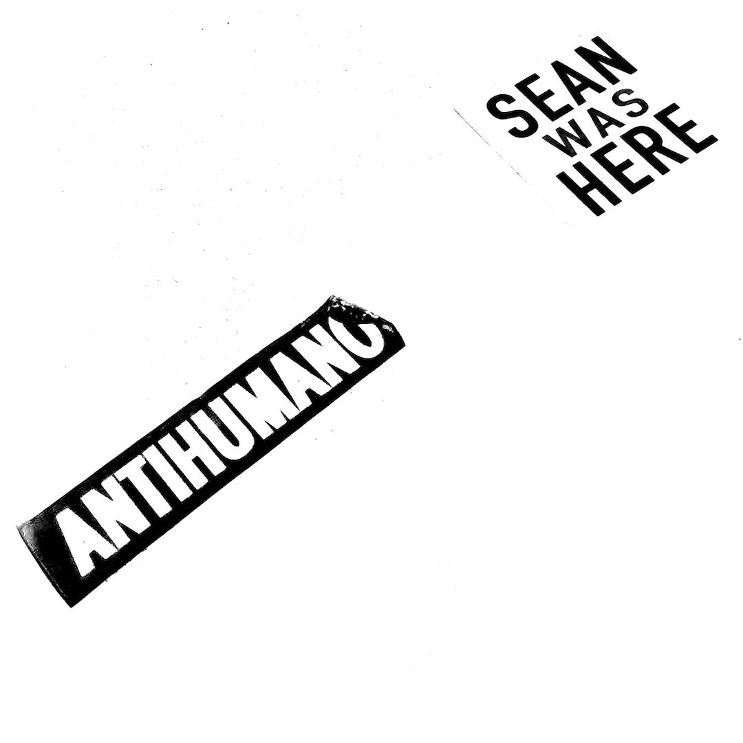 abstract black and white image letterforms