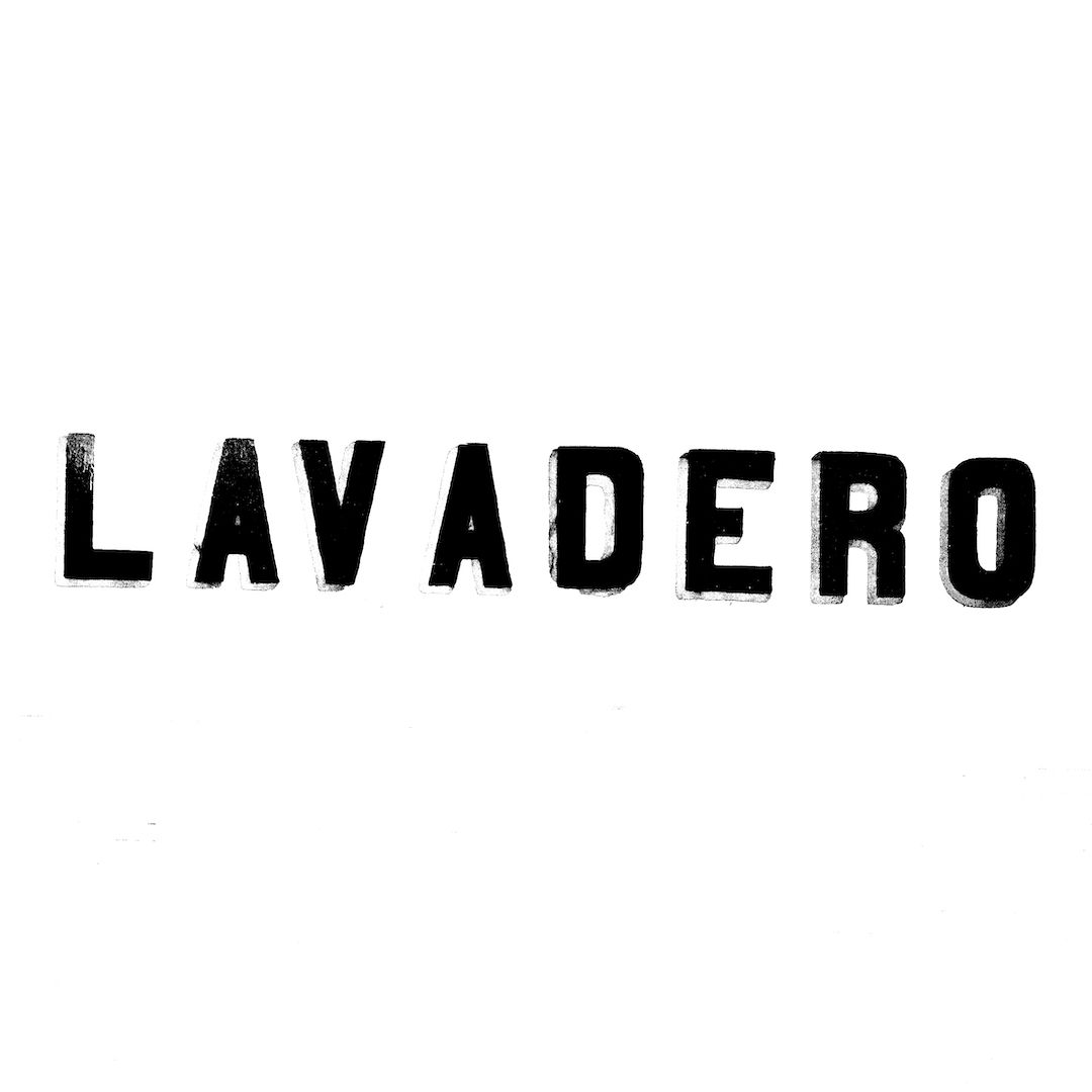 abstract black and white image letterforms