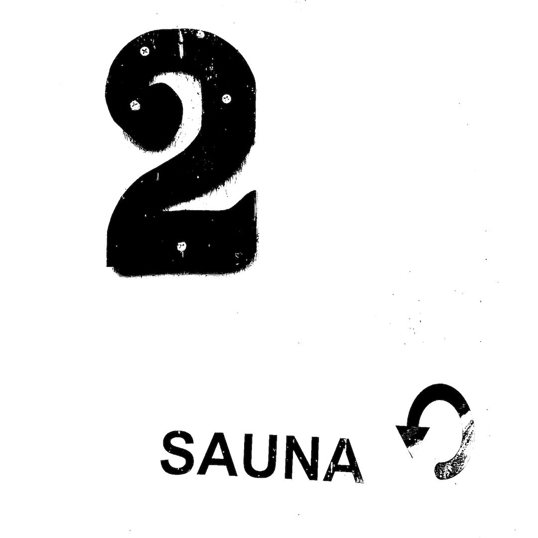 abstract black and white image letterforms