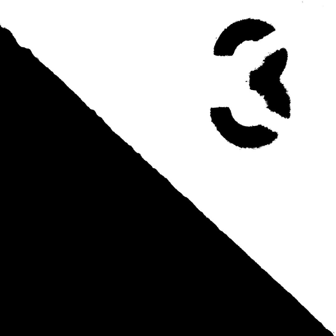 abstract black and white image letterforms