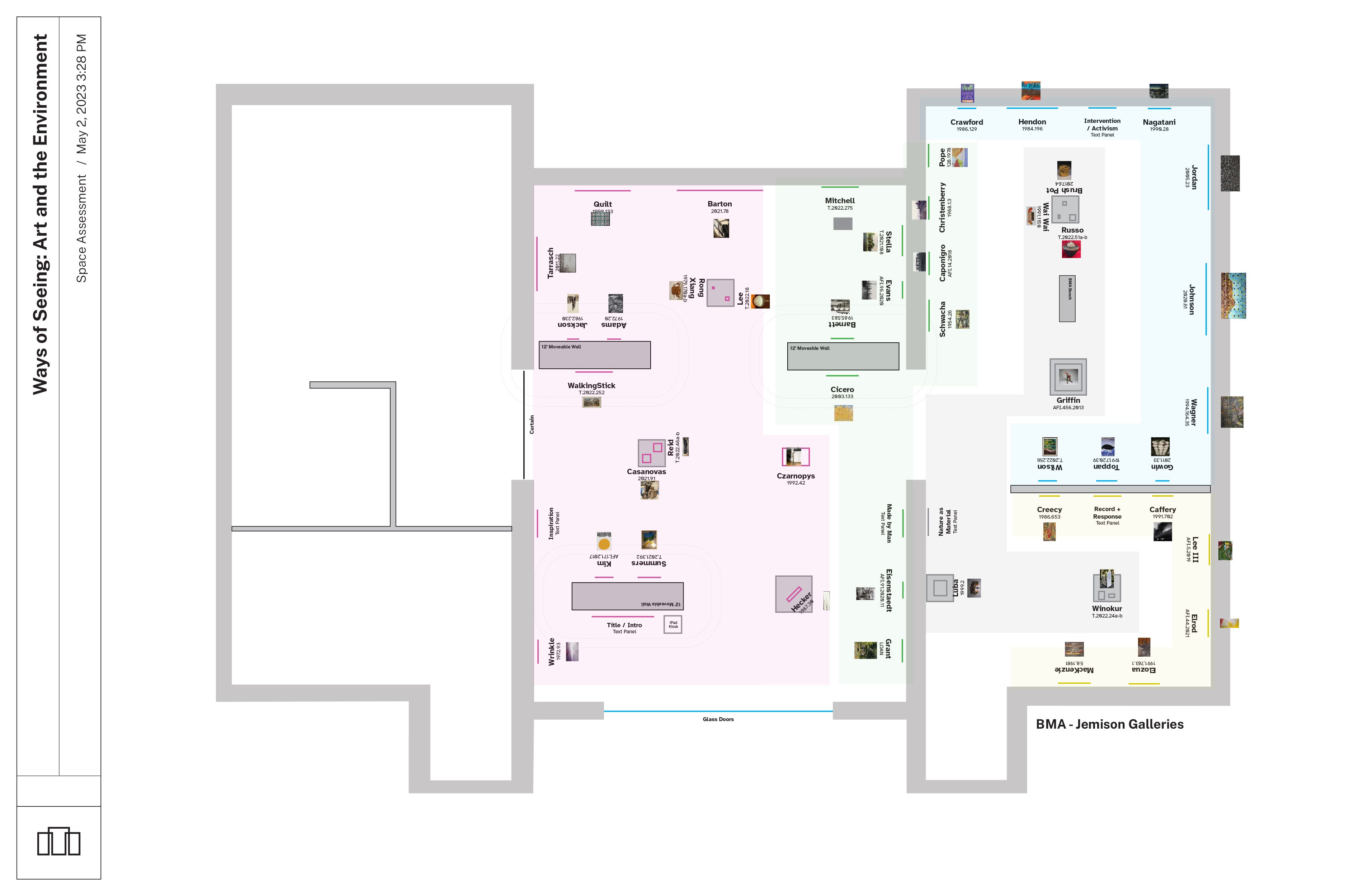 exhibition layout diagram