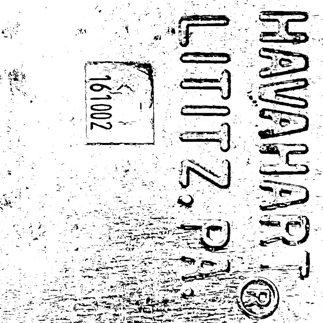 abstract black and white image letterforms