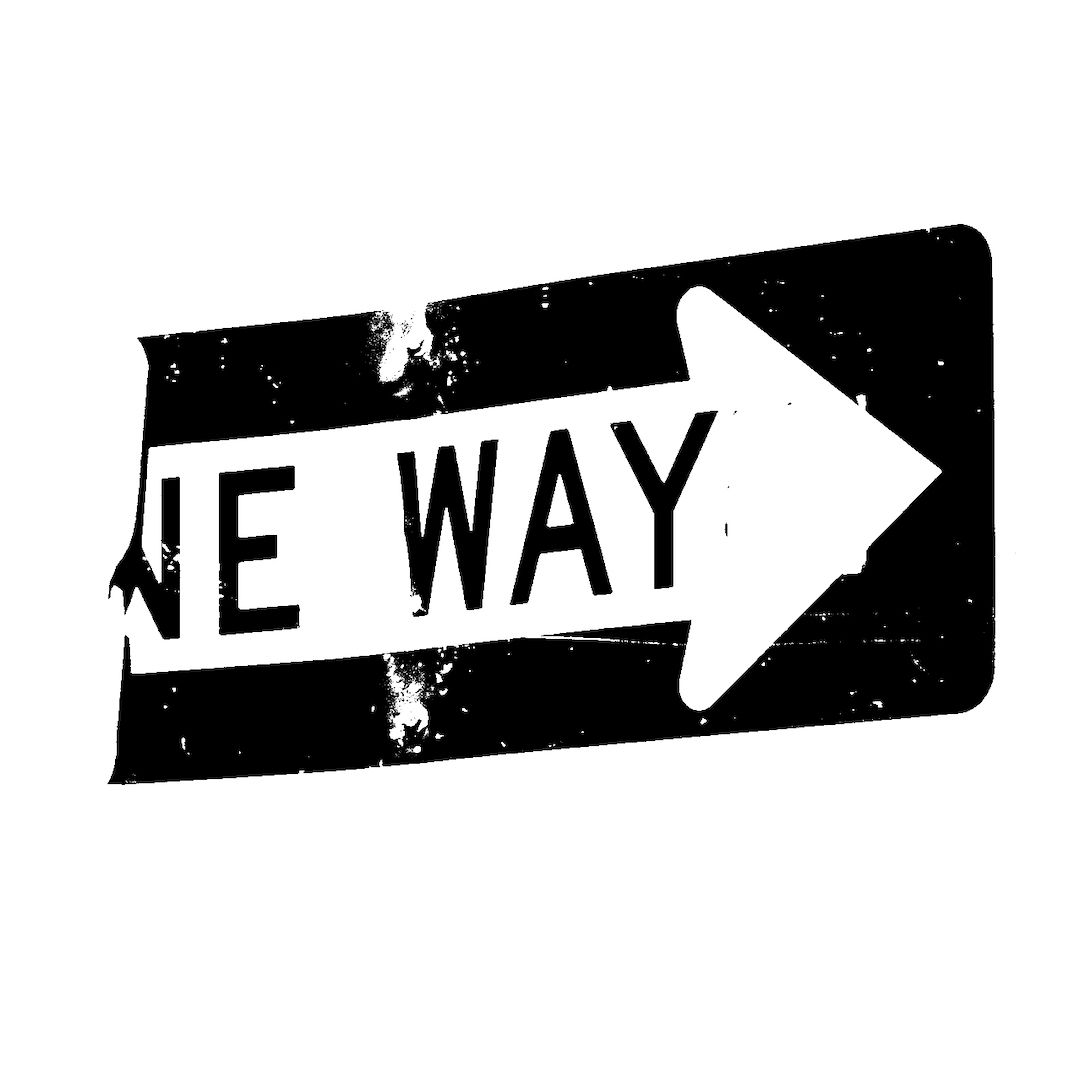 abstract black and white image letterforms