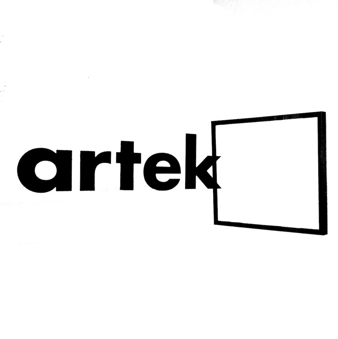 abstract black and white image letterforms