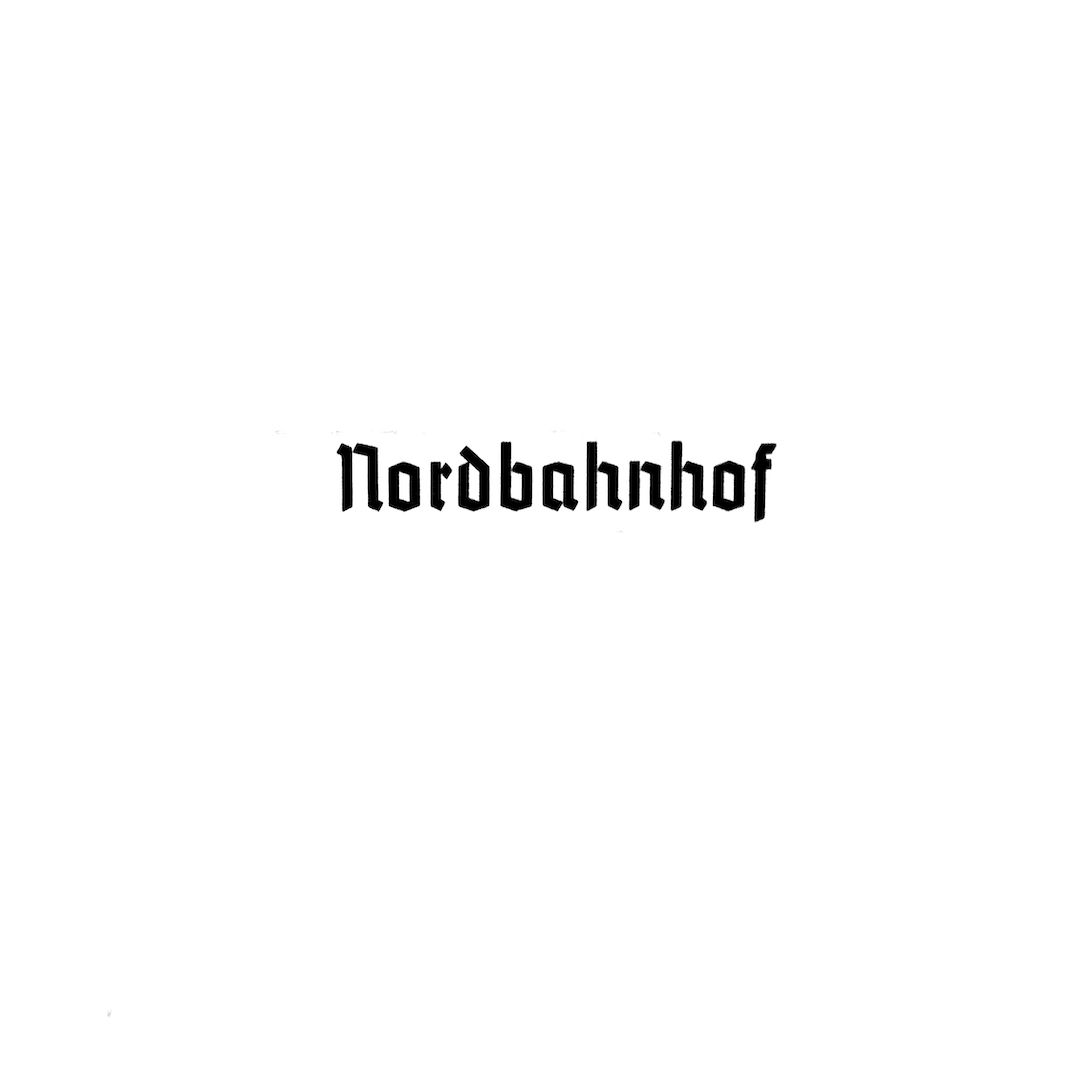 abstract black and white image letterforms