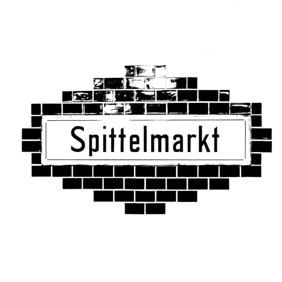 abstract black and white image letterforms