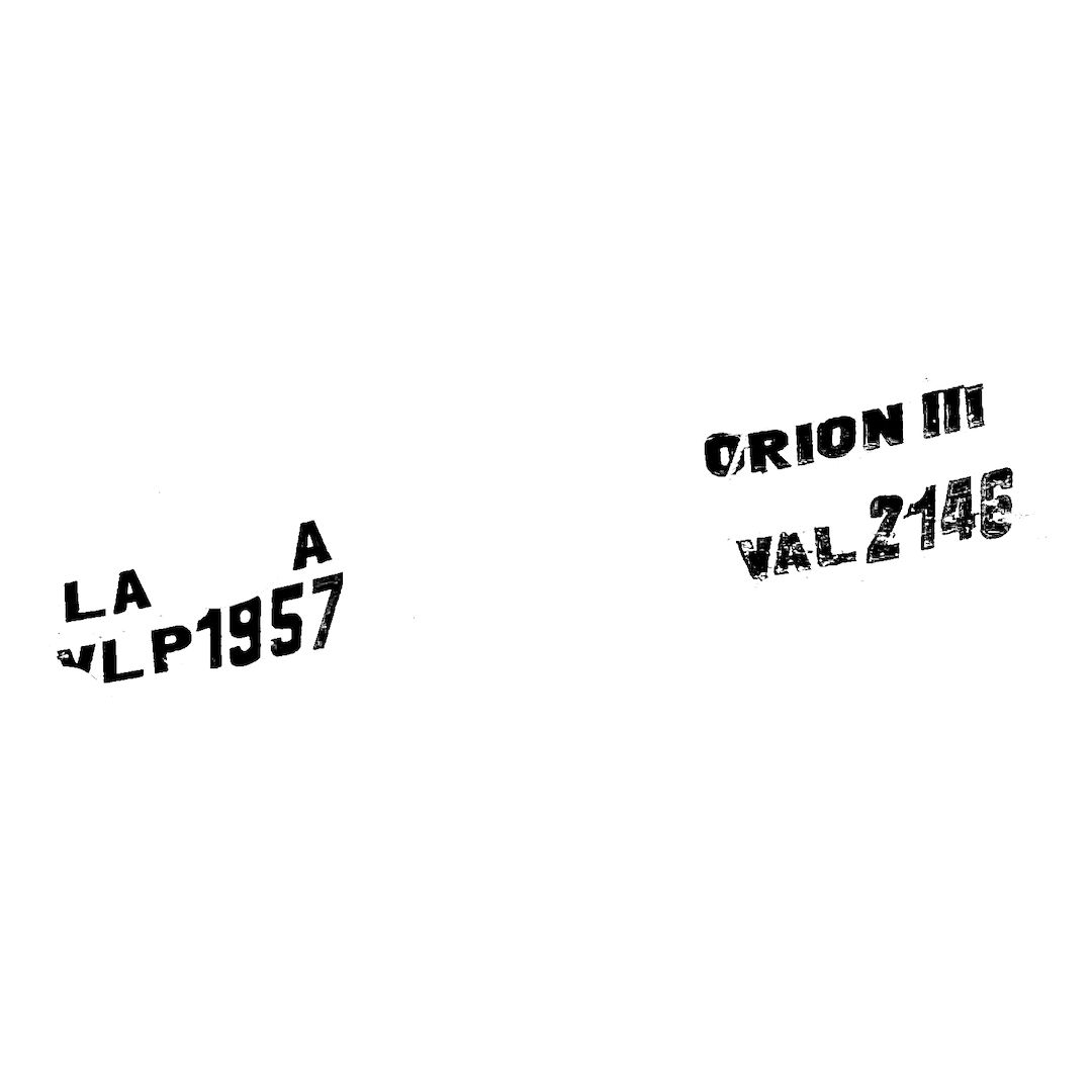 abstract black and white image letterforms