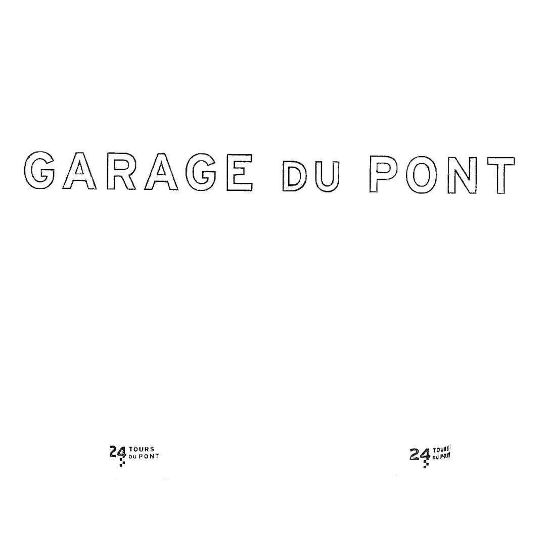 abstract black and white image letterforms