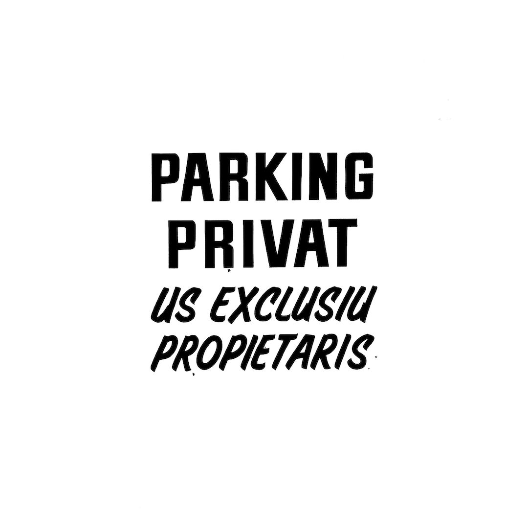 abstract black and white image letterforms