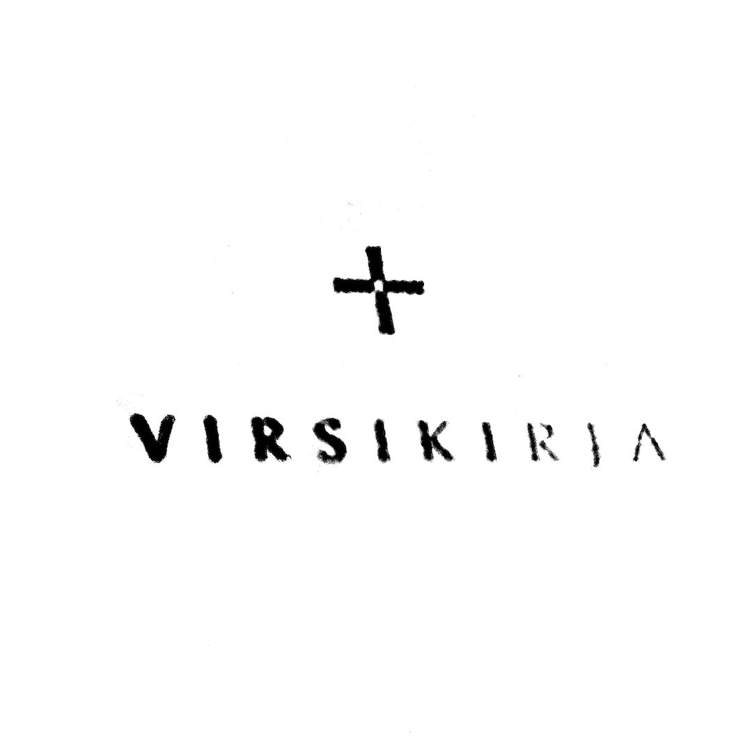 abstract black and white image letterforms