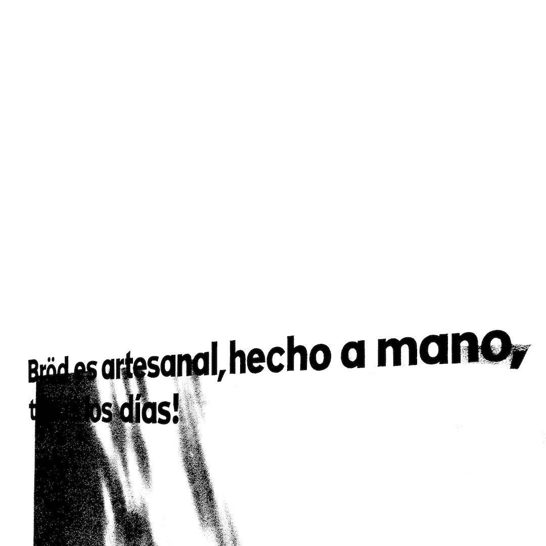 abstract black and white image letterforms