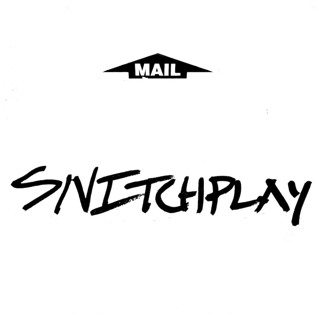 abstract black and white image letterforms