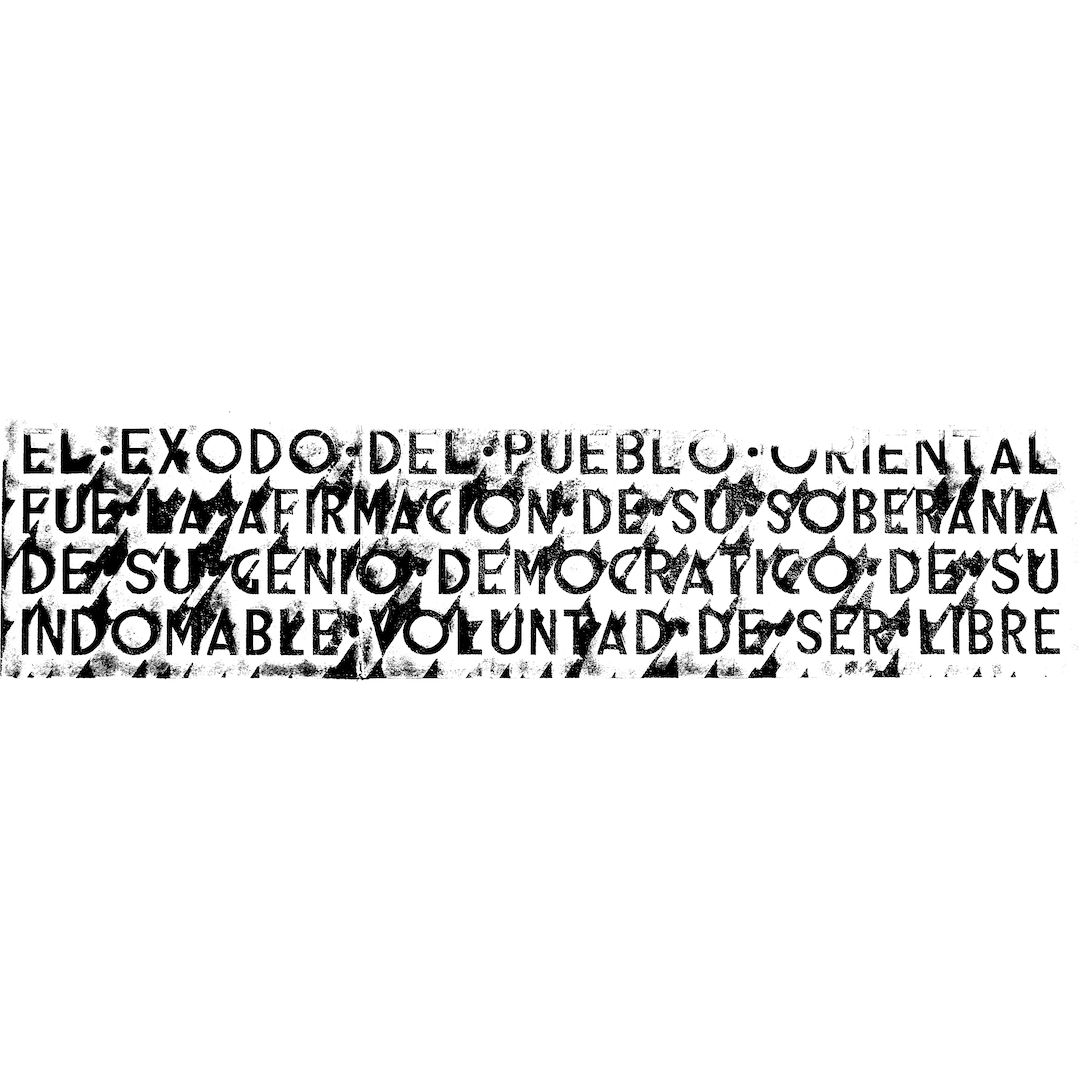 abstract black and white image letterforms