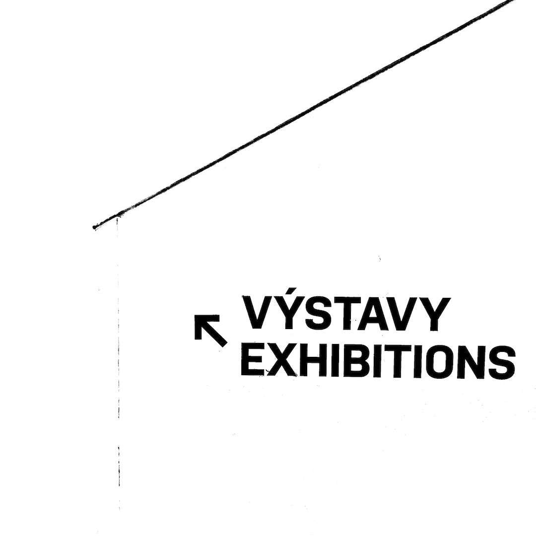 abstract black and white image letterforms