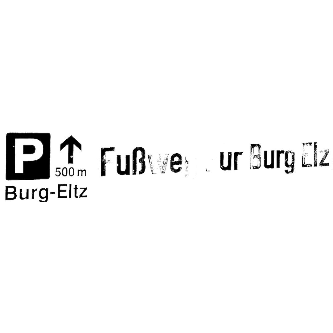 abstract black and white image letterforms