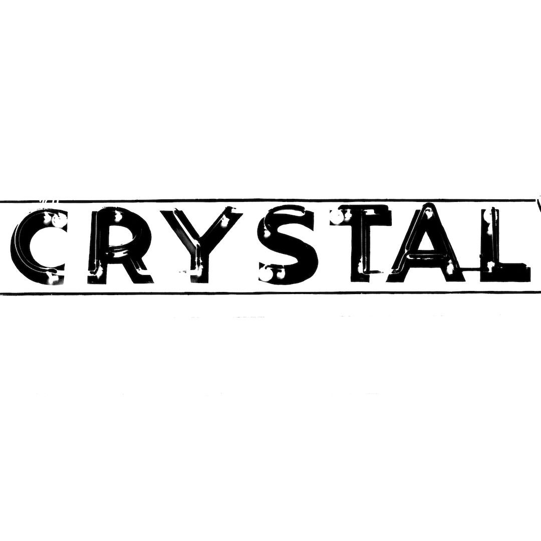 abstract black and white image letterforms