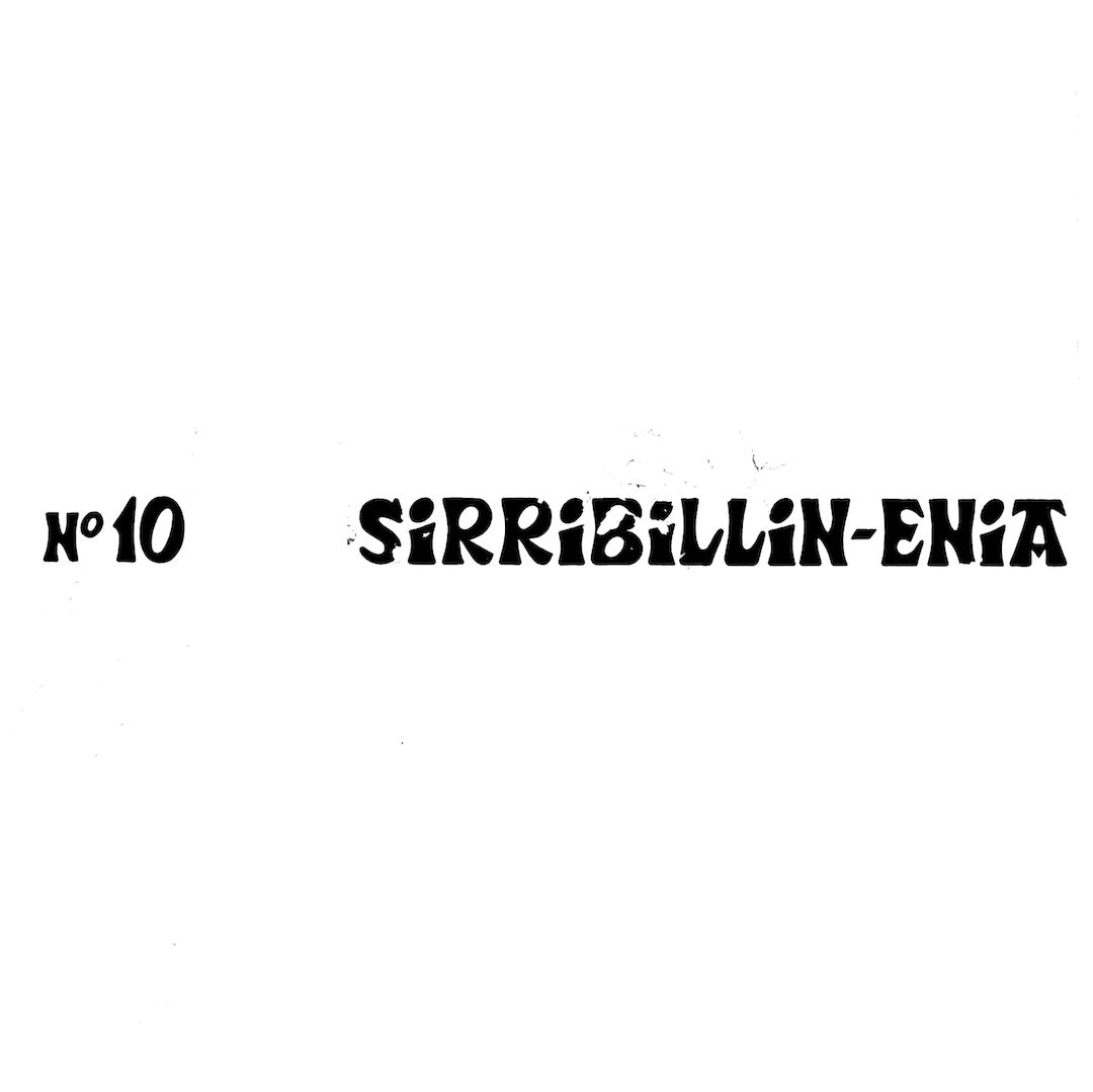 abstract black and white image letterforms