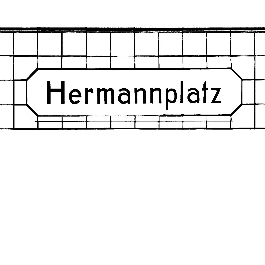 abstract black and white image letterforms