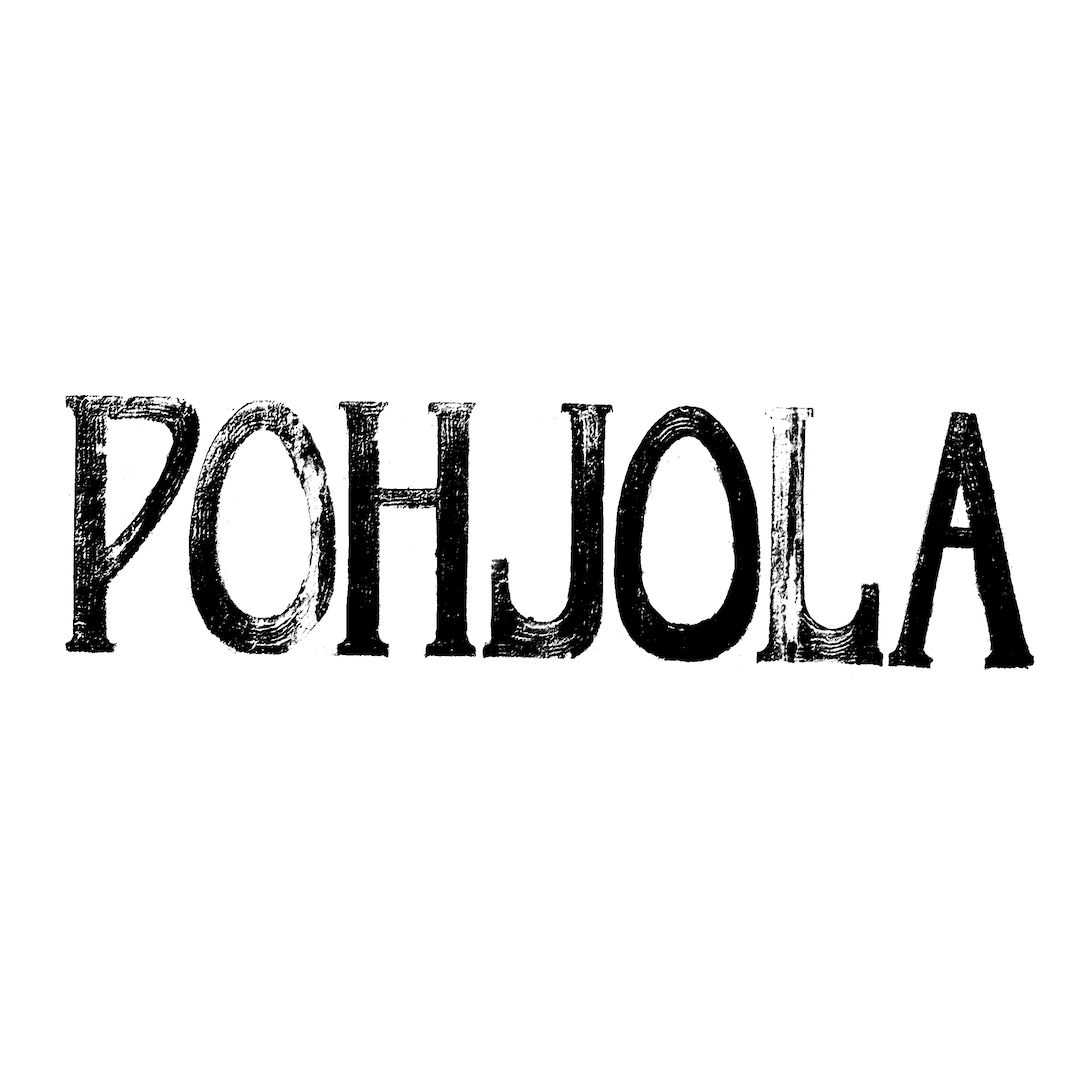 abstract black and white image letterforms