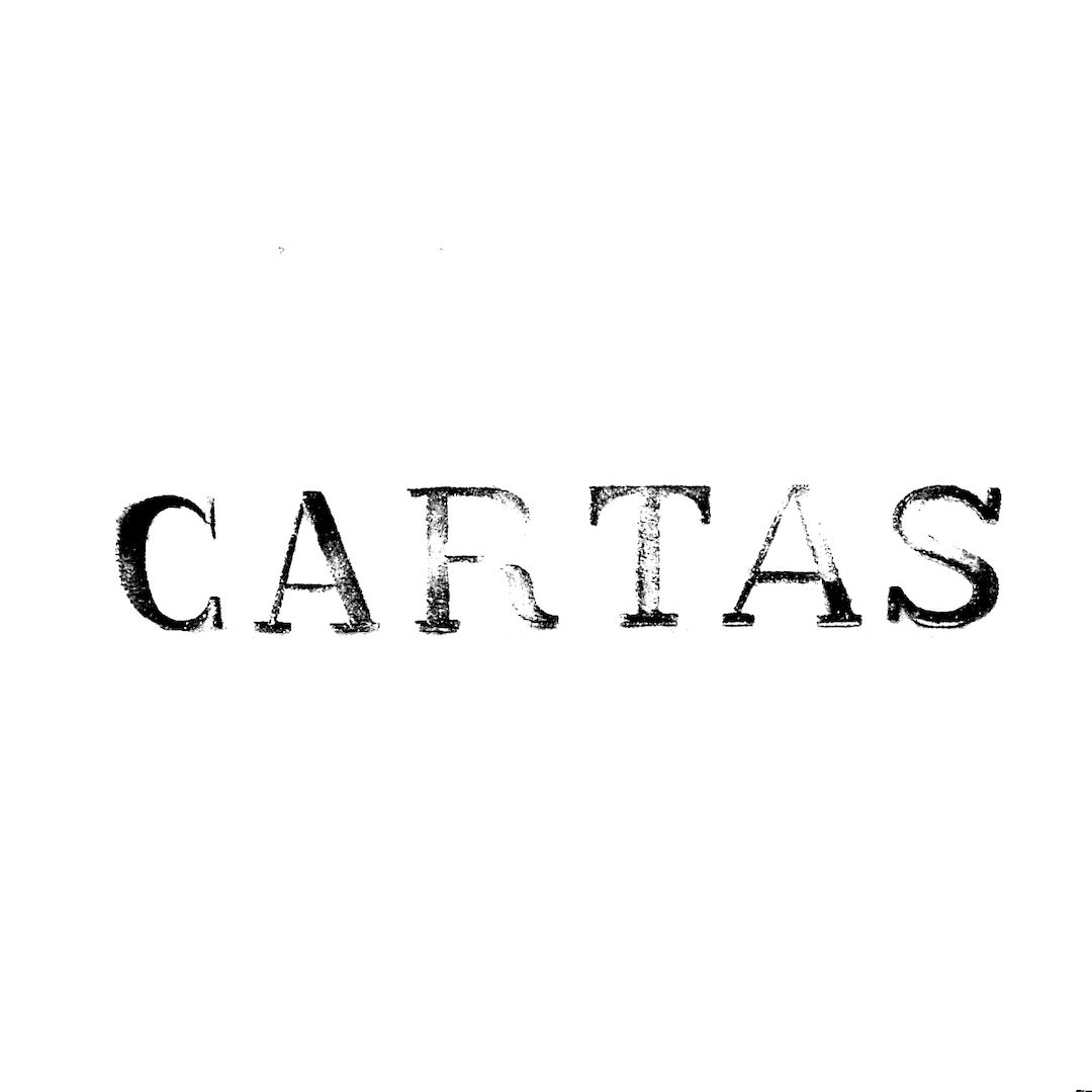 abstract black and white image letterforms