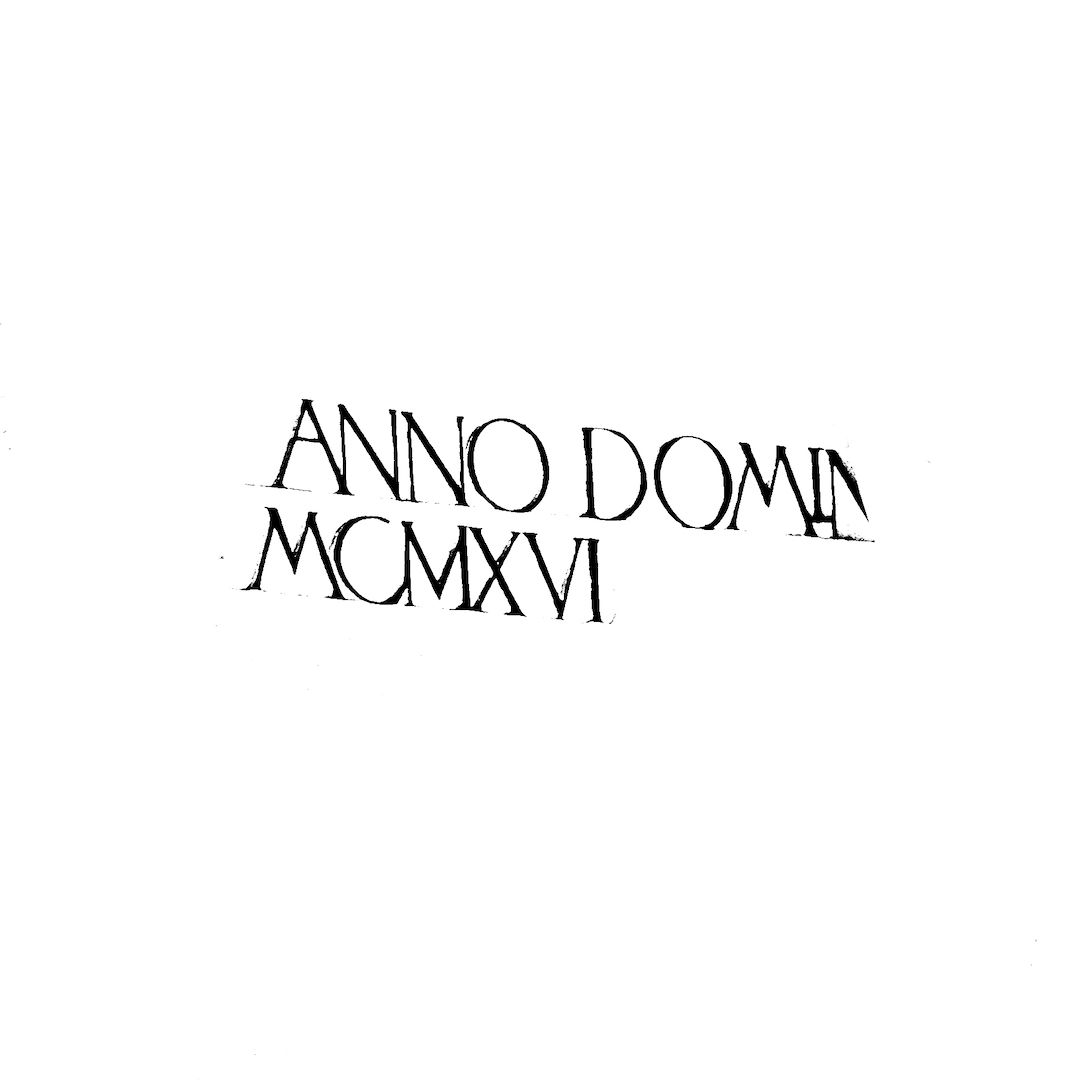 abstract black and white image letterforms