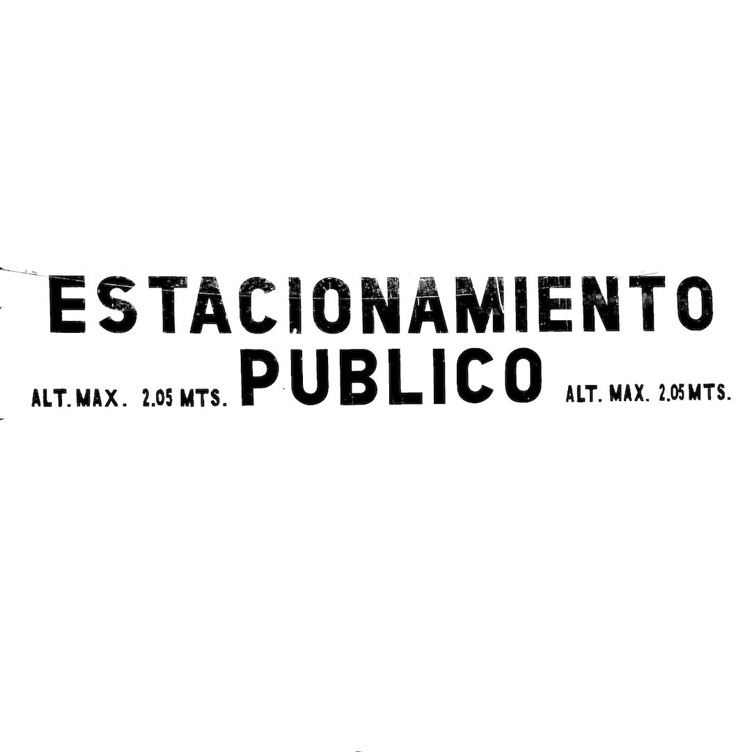 abstract black and white image letterforms
