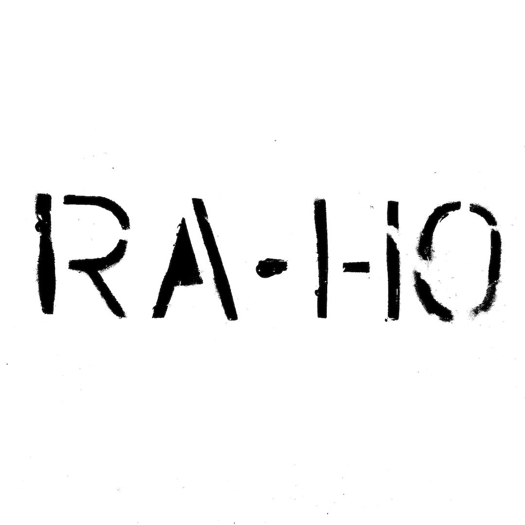 abstract black and white image letterforms