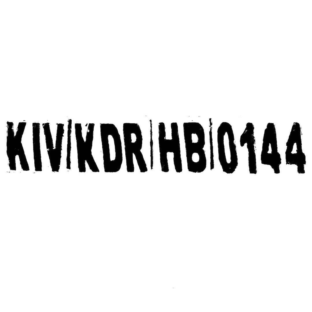 abstract black and white image letterforms