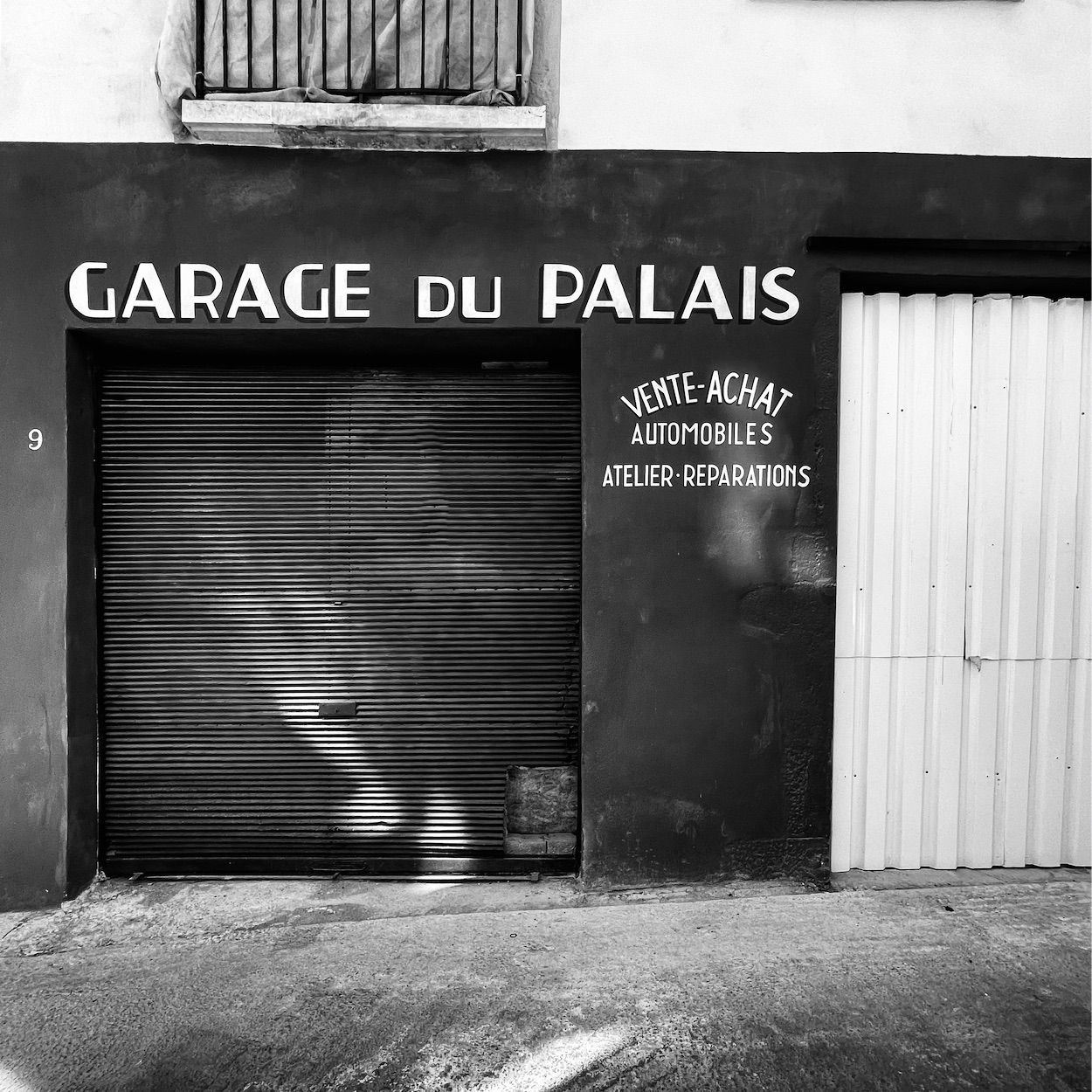 photograph of a doorway, France