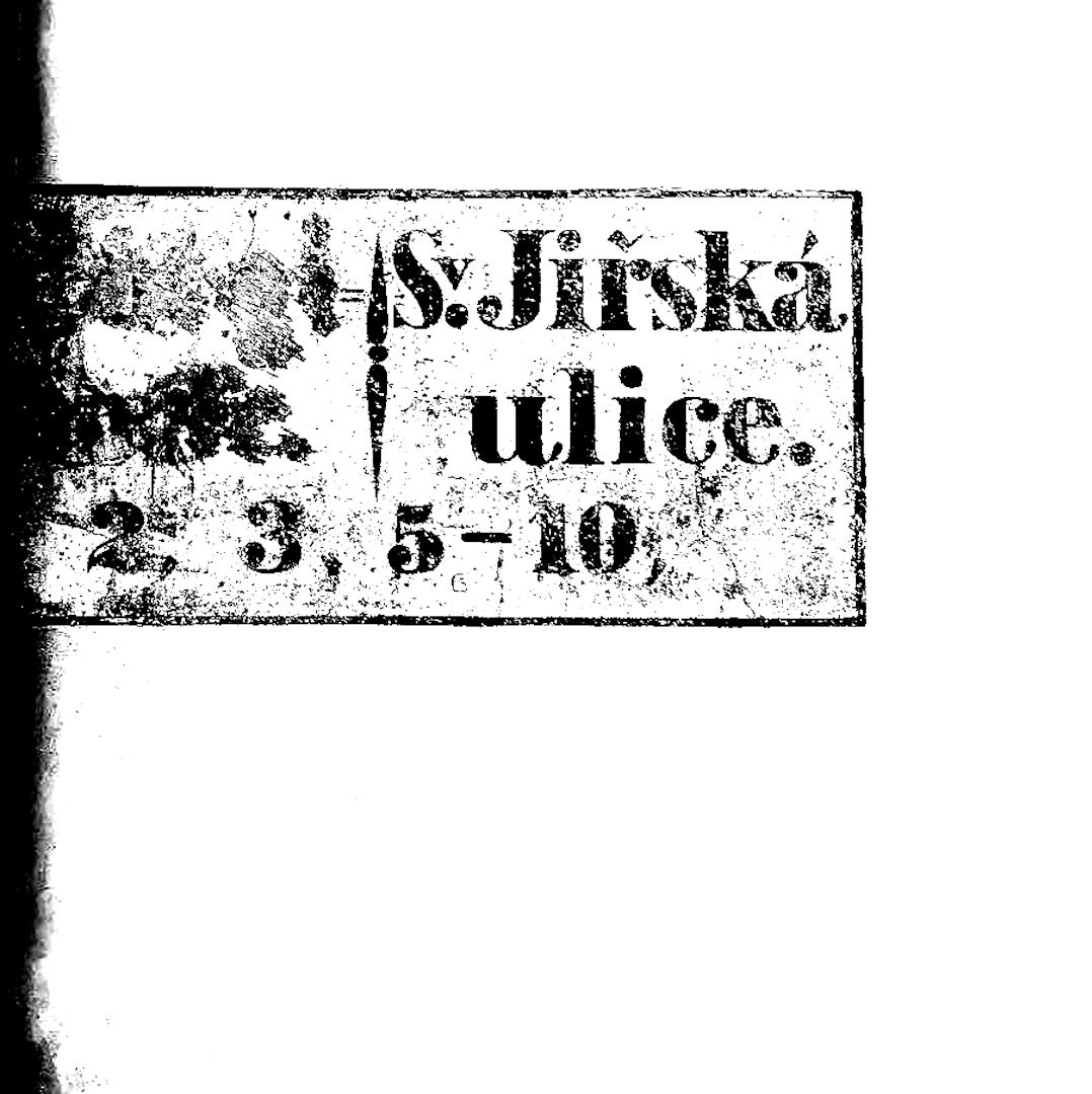 abstract black and white image letterforms