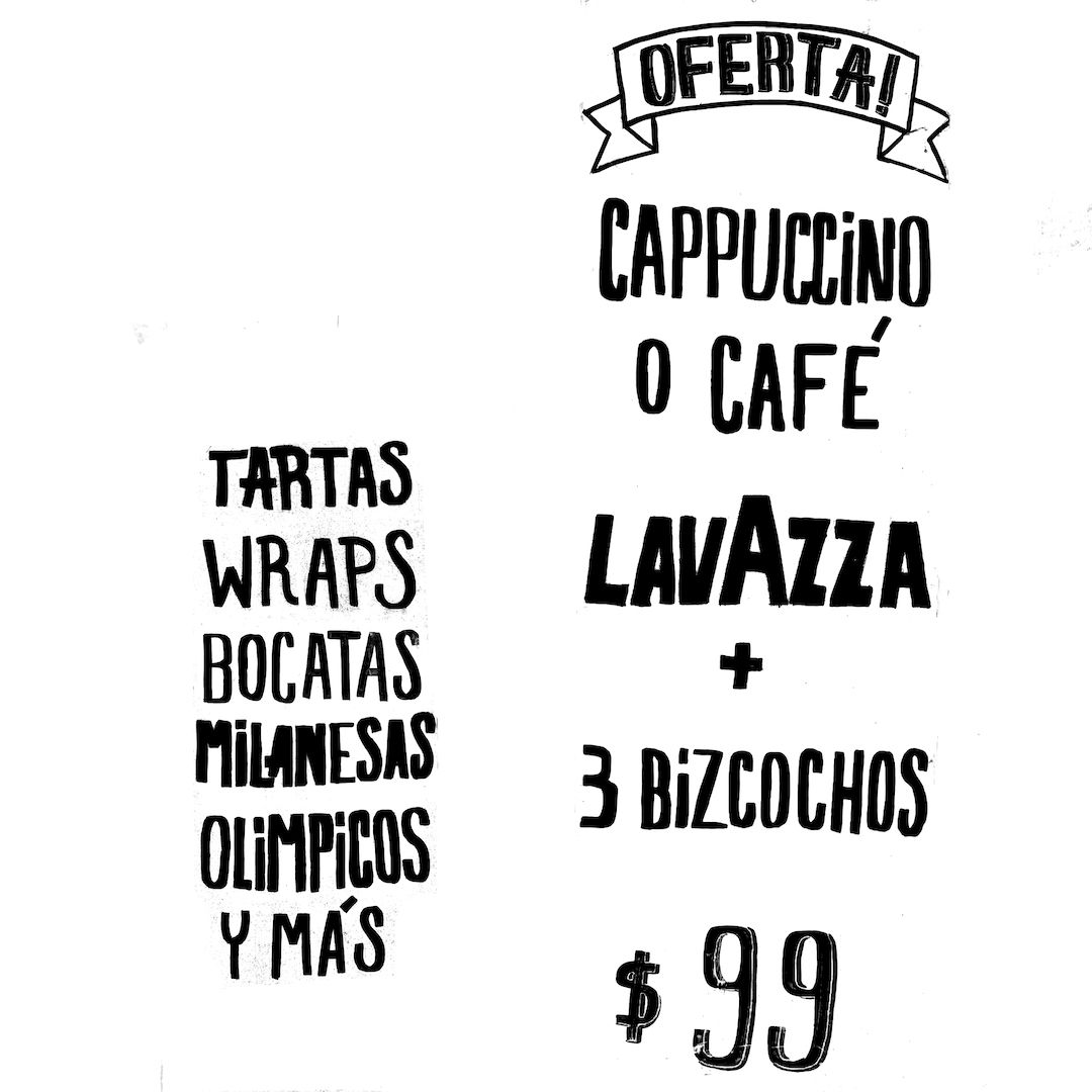 abstract black and white image letterforms