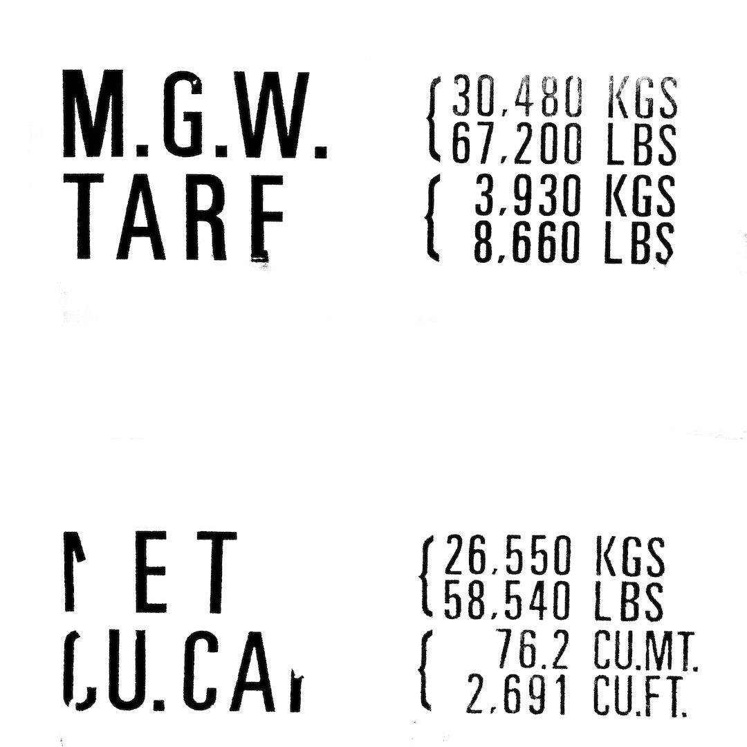 abstract black and white image letterforms