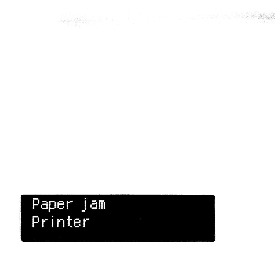 abstract black and white image letterforms