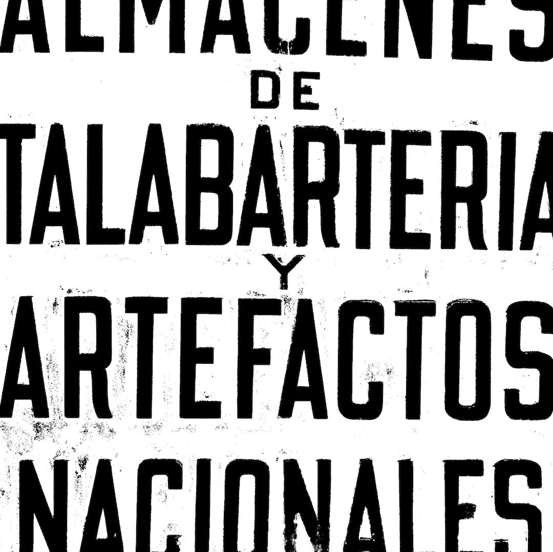 abstract black and white image letterforms