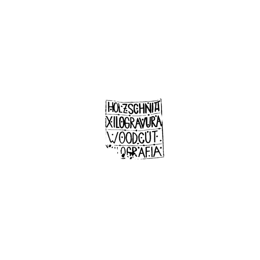 abstract black and white image letterforms