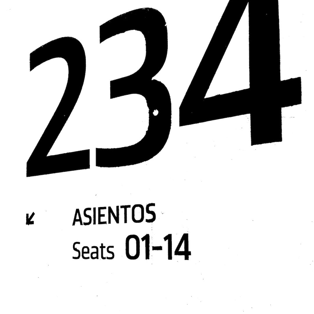 abstract black and white image letterforms