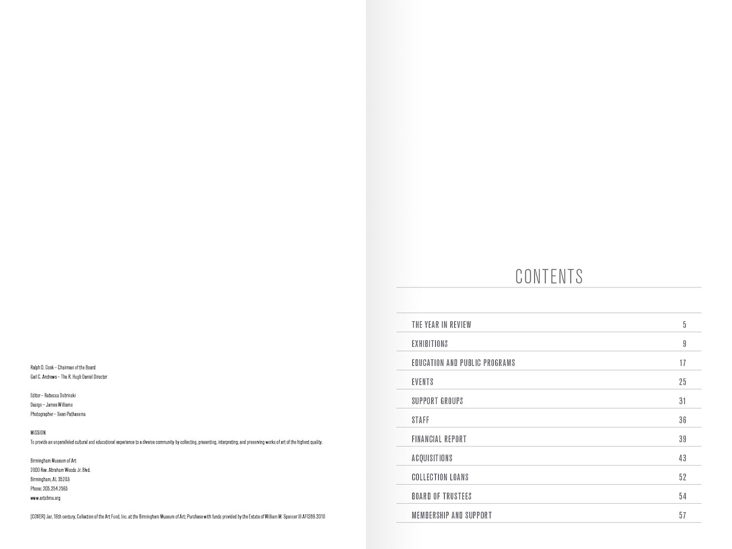 book spread