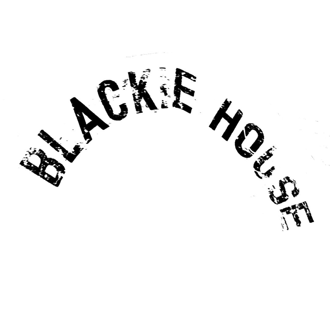 abstract black and white image letterforms