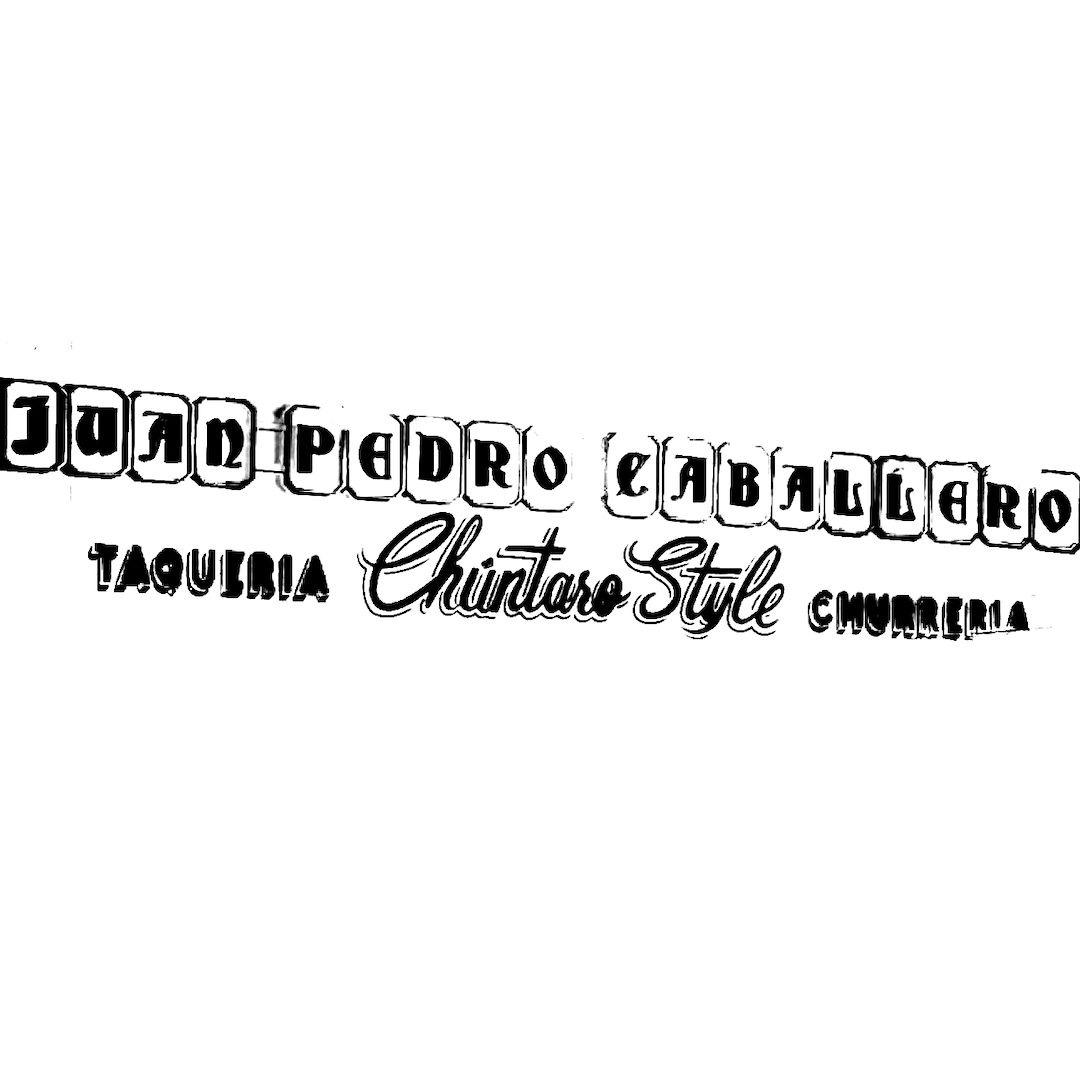 abstract black and white image letterforms
