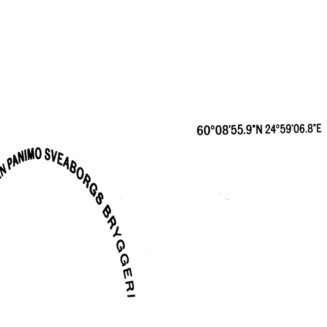 abstract black and white image letterforms