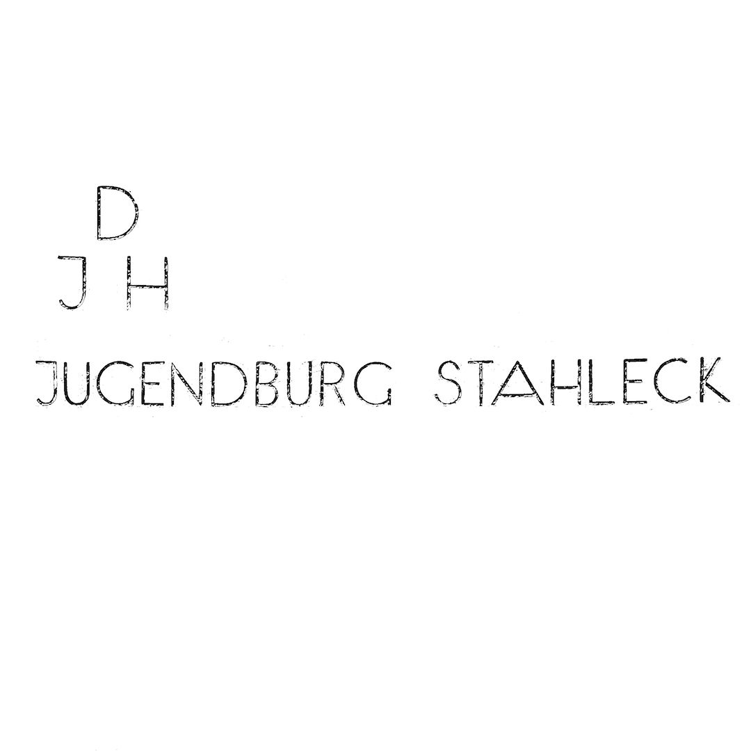 abstract black and white image letterforms
