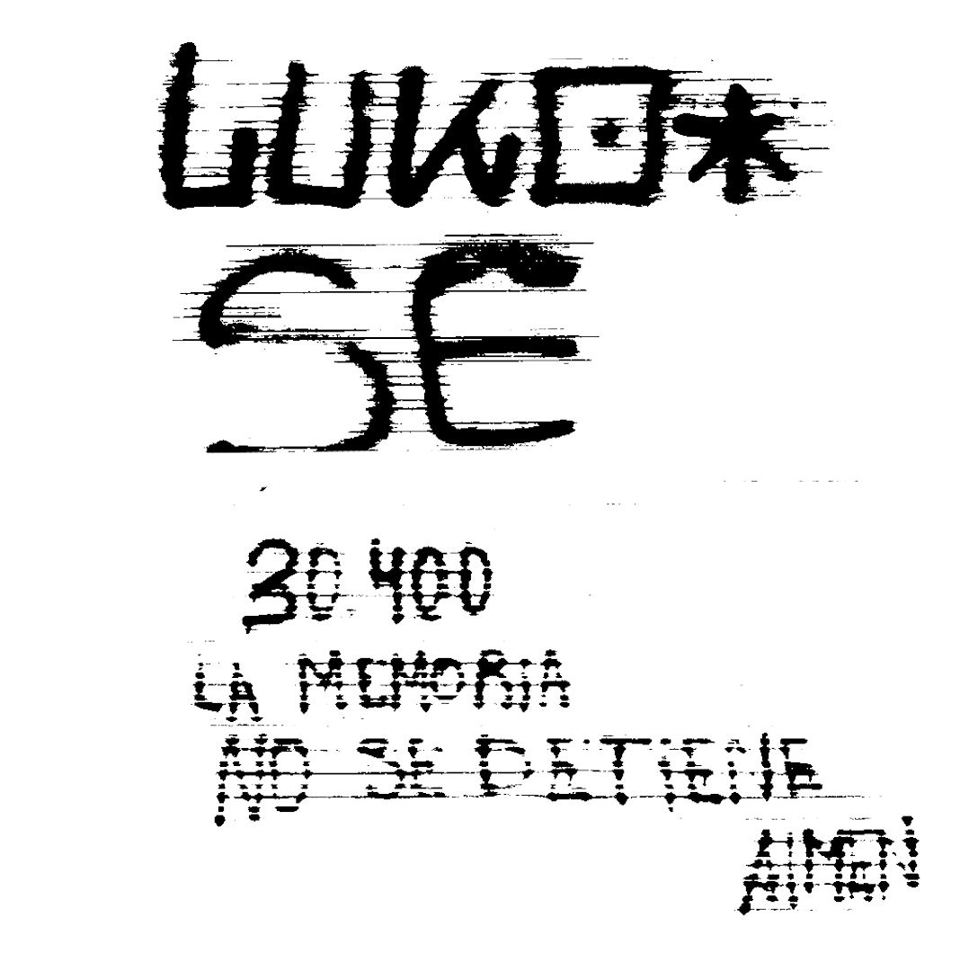 abstract black and white image letterforms