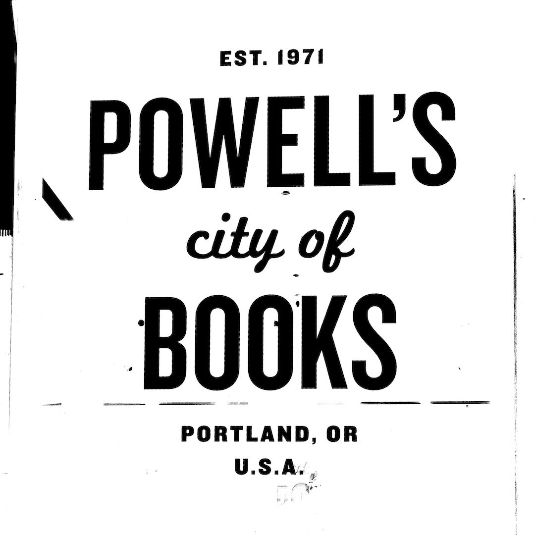 abstract black and white image letterforms