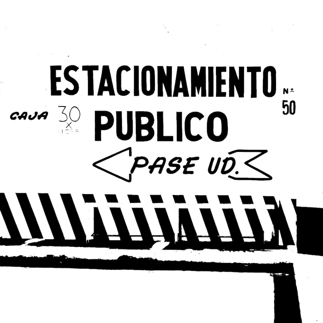 abstract black and white image letterforms