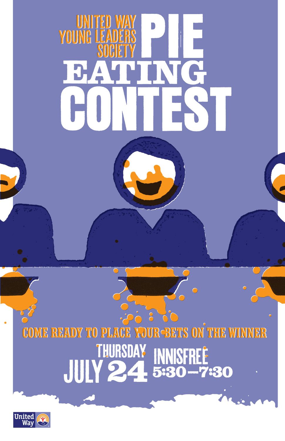 Poster for a pie eating contest