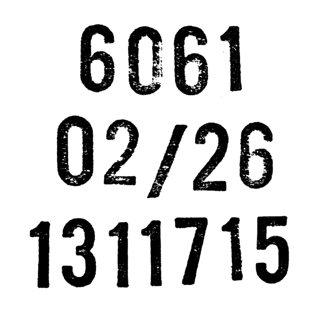 abstract black and white image letterforms
