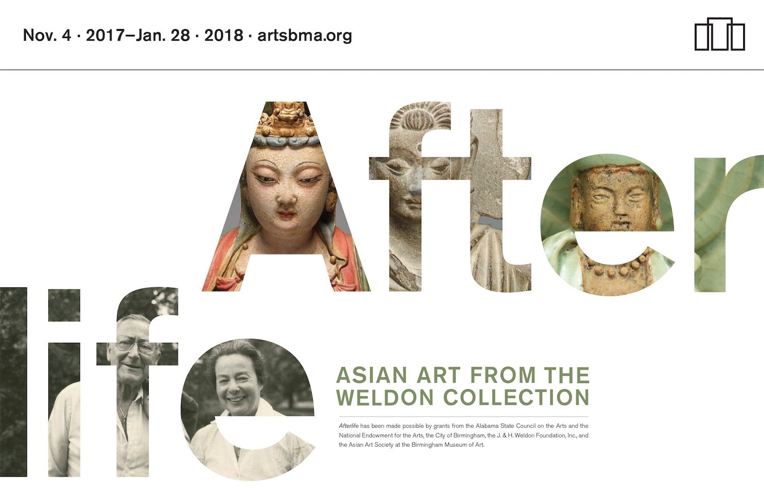 Poster for an asian art exhibition