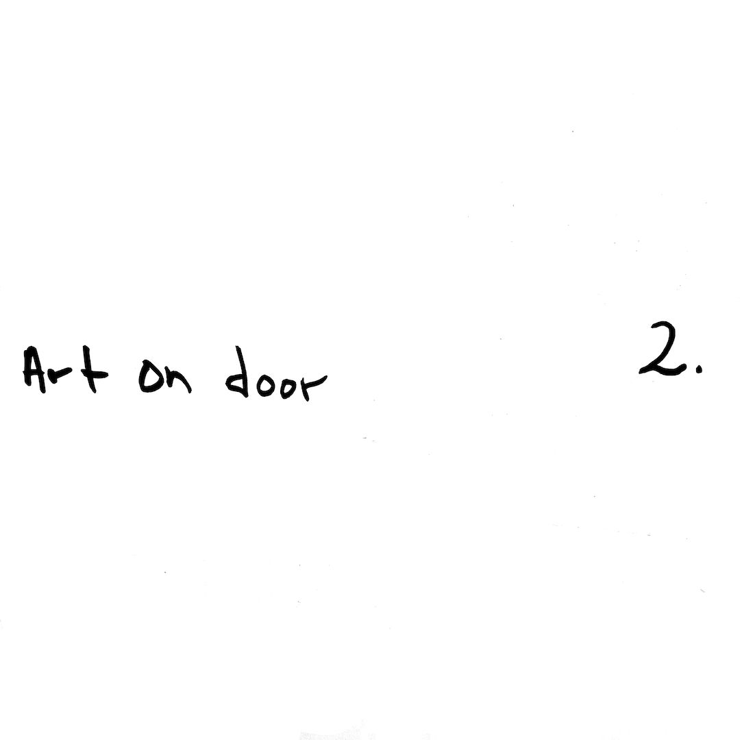 abstract black and white image letterforms