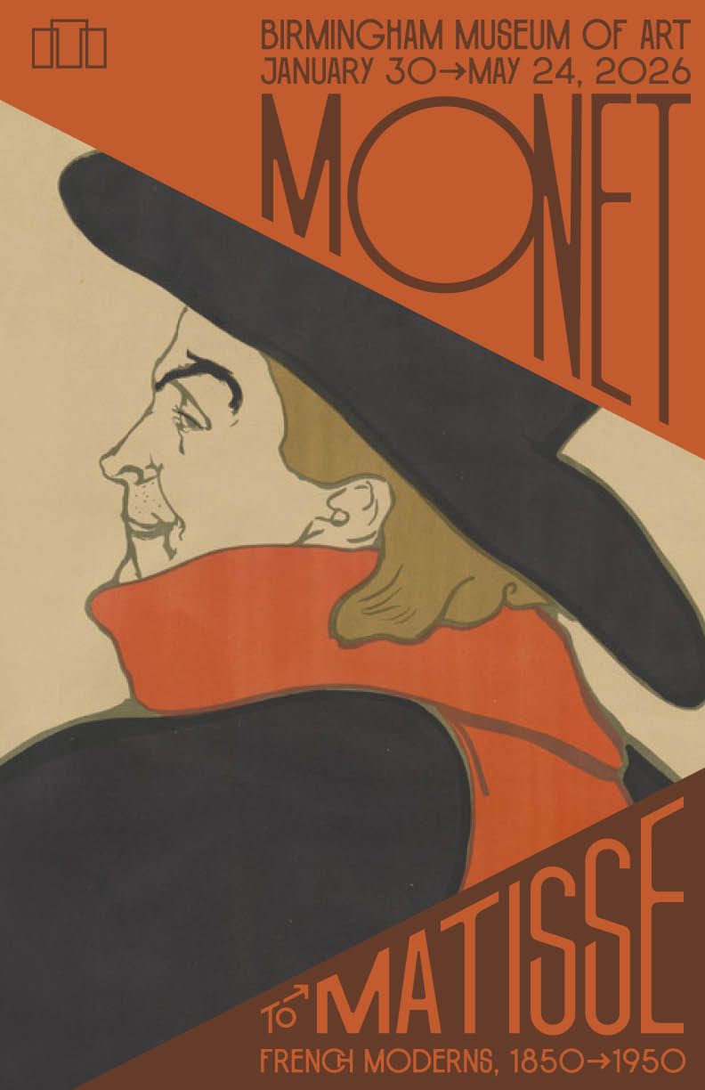 poster for an exhibition of french art